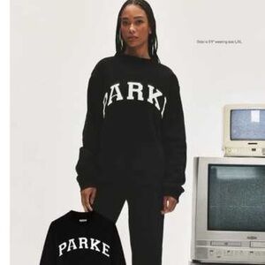 PARKE Black Crew Neck, Lightly Worn